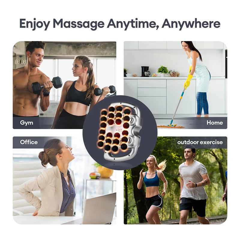 Body Massage Gun with 24 Heads