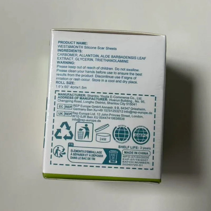 1 Roll Silicone Scar Sheets