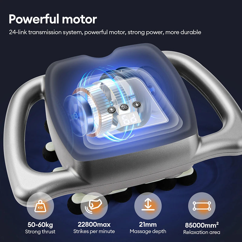 Body Massage Gun with 24 Heads